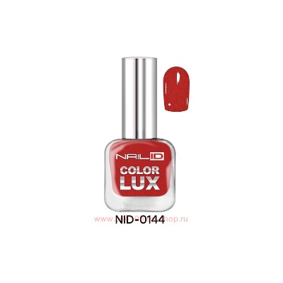 Alvin D`or Лак для ногтей Nail ID Color lux тон 0144 темновато-красный 10мл
