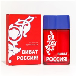 Туалетная вода мужская "Виват Россия", красный, 100 мл