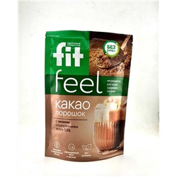 Какао порошок с низким содержанием жира 1,5%  Fit Feel 150 г