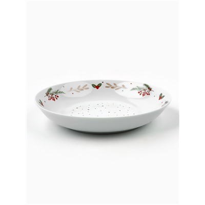 Тарелка новогодняя суповая «Новогодние истории», d=20 см