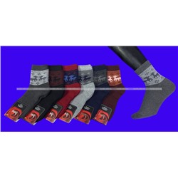 Зувей носки женские внутри махра с рисунком арт. 2531