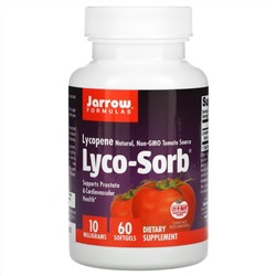 Jarrow Formulas, Lyco-Sorb, ликопин, 10 мг, 60 капсул