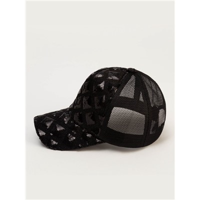 Кепка женская MINAKU, чёрная, размер 56-58