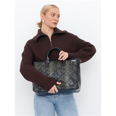 Сумка 58274S green Velina Fabbiano-Safenta