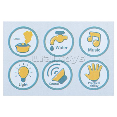 Игровой набор кухня "Играем весело" (42 предмета)  в коробке