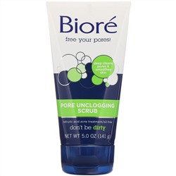 Biore, Скраб для очищения пор, 141 г