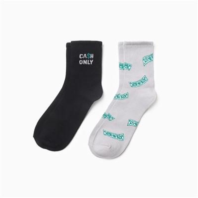 Носки мужские KAFTAN Cash, р. 41-44 (27-29 см), набор 2 пары