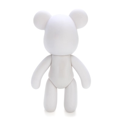 Алмазная мозаика на фигурке с полным заполнением «Медведь с сердечками»