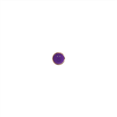 Фиолетовый тонкий стимулятор Nipple Vibrator - 23 см.
