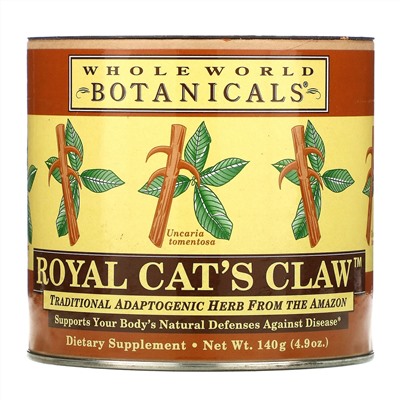 Whole World Botanicals, Royal Cat's Claw, 4.9 oz (140 g)