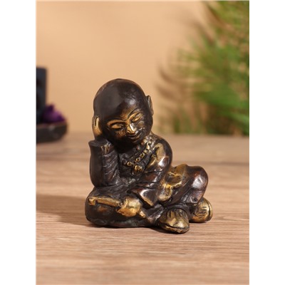 Сувенир «Монах», 7×6×7 см, бронза