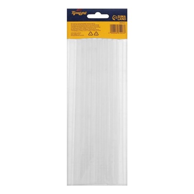 Стержни клеевые ТУНДРА, 7×200 мм, 20 шт.