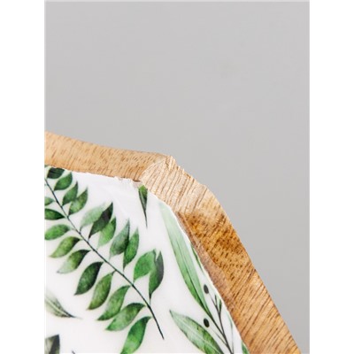 УЦЕНКА Салатник «Оливковая ветвь» дерево манго 20×20×8 см