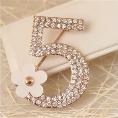 Брошь золото H01-10738