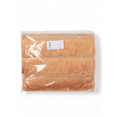 Тесьма декоративная «Бахрома» одинарная, 6.5 см, 20 м±0.5, золотистая