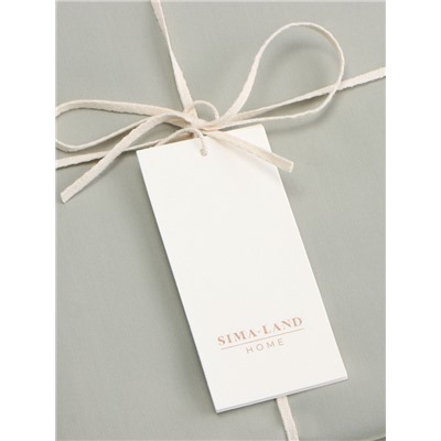 Простыня на резинке 1.5-спальная SL Home, 140×200+30 см, оливковая, перкаль