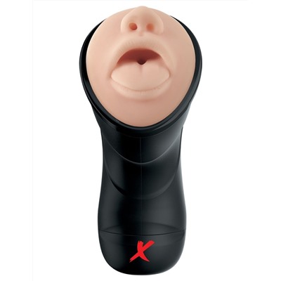 Мастурбатор-ротик Deep Throat Vibrating Stroker
