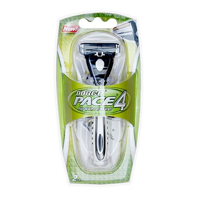 Станок для бритья DORCO PACE-4 (+ 6 кассет), система с 4 лезвиями, FRA1100pr ВЫГОДА 15%