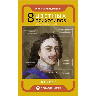АСТ Бородянский Михаил "8 цветных психотипов для анализа личности"