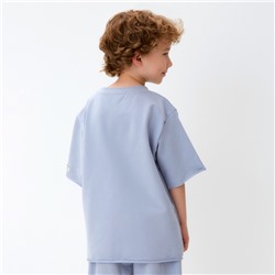 Футболка детская KAFTAN, размер 32 (110-116 см), серая