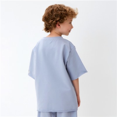 Футболка детская KAFTAN, размер 32 (110-116 см), серая