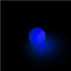 УЦЕНКА Гирлянда «Нить» 10 м с насадками «Шарики 1.5 см», IP44, тёмная нить, 100 LED, свечение синее, 8 режимов, 220 В