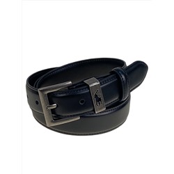 Ремень женский из натуральной кожи, цвет черный