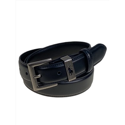 Ремень женский из натуральной кожи, цвет черный