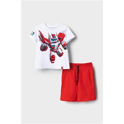 Комплект трикотажный для мальчиков: фуфайка (футболка), шорты PLAYTODAY, 1239654