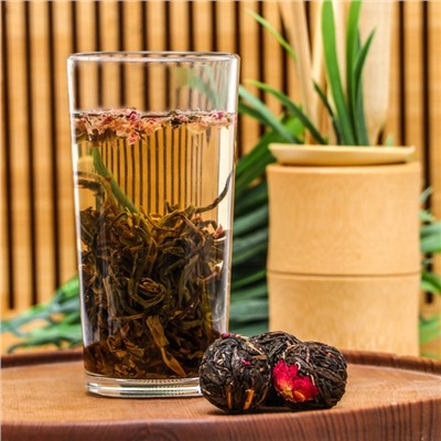 Китайский связанный зеленый чай «ДЖЕКИЧАЙ» Роза, 50 г