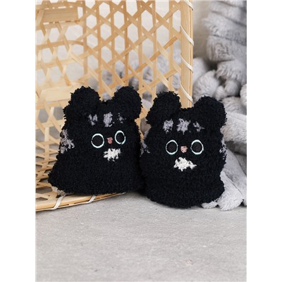 Носки женские флисовые р. 35-40 Лапки новогодний № 5 / MNZ-19/5 /721638