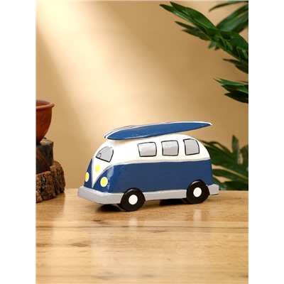 Сувенир «Микроавтобус», 17×6×9.5 см, дерево, синий