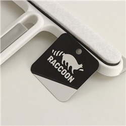 Щётка для окон Raccoon «Компакт», дополнительная щётка в ручке 17.5×15 см, сгон TPR=22 см, абразивная моющая часть 26.5×22×4.5 см