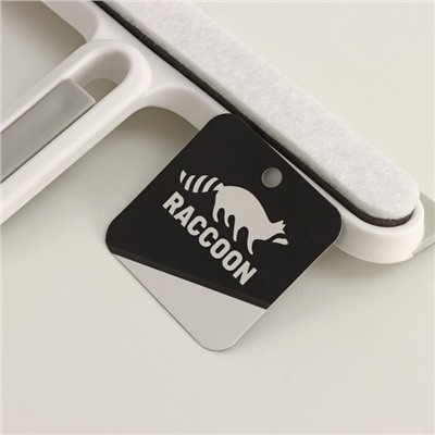 Щётка для окон Raccoon «Компакт», дополнительная щётка в ручке 17.5×15 см, сгон TPR=22 см, абразивная моющая часть 26.5×22×4.5 см