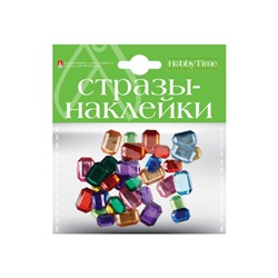 Декоративные наклейки СТРАЗЫ "КРИСТАЛЛЫ ПРЯМОУГОЛЬНЫЕ" НАБОР №9 2-094/09 Альт