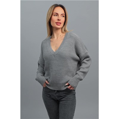 Женский вязаный джемпер оверсайз Happyfox