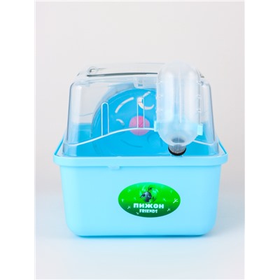 Клетка-переноска для грызунов, 23×17×16 см, бирюзовая