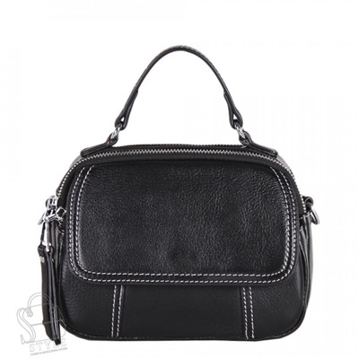 Сумка женская кожаная 8717VG black Vitelli Grassi