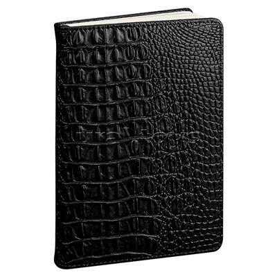 Ежедневник A5, 136л. "Croco Style" чёрный