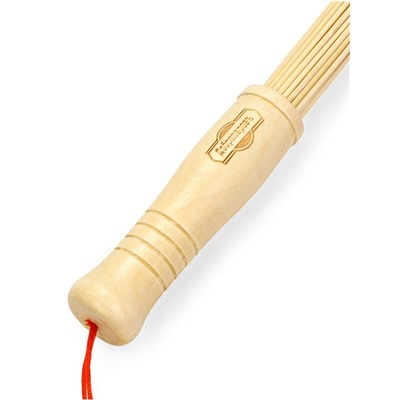 Веник массажный из бамбука, 36 см, прут 0.2 см, Добропаровъ