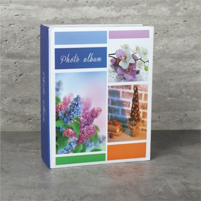 Фотоальбом 200 фото 10х15 Цветы / 8211 /уп 48/