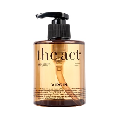Подарочный набор для тела, молочко и масло для массажа Virgin The Act