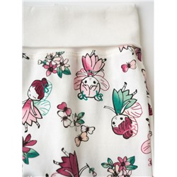 Ползунки детские трикотажные для девочек, 2 шт в комплекте