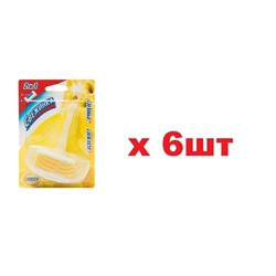 Свежинка освежитель подвеска для унитаза с гелевой вставкой лимон блистер 40гр 6шт