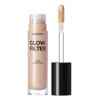 Сияющий тональный флюид с эффектом «фильтра» Glow Filter Fluid Foundation,тон 02 Natural Beige