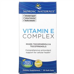 Nordic Naturals, Vitamin E Complex, 30 Soft Gels