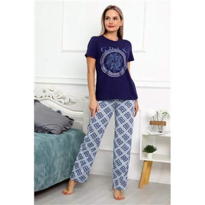 Пижама 45645 (Синий)