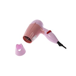 Фен Luazon LF-23, 800 Вт, 2 режима, складная ручка, розовый