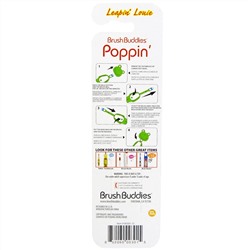 Brush Buddies, Poppin', лягушка Луи, мягкая, 1 зубная щетка