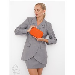 Сумка женская кожаная 6016PE orange Polina&Eiterou